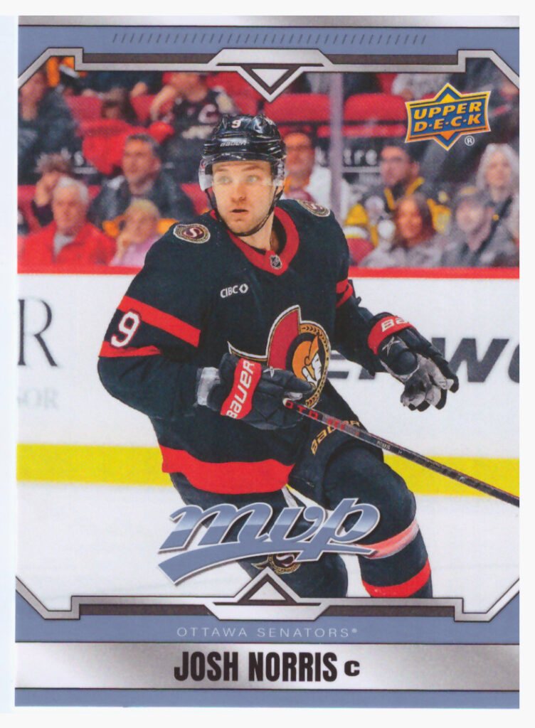 2024/25 MVP – Josh Norris Ottawa Senators 36