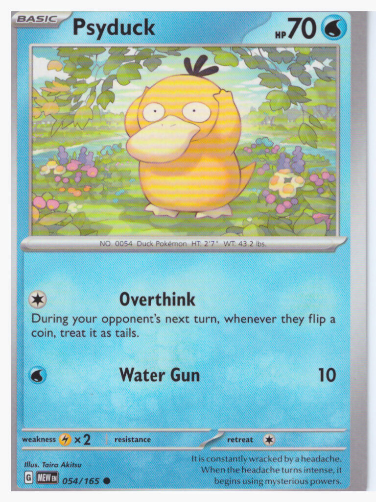 Scarlet & Violet 151 – Psyduck 054