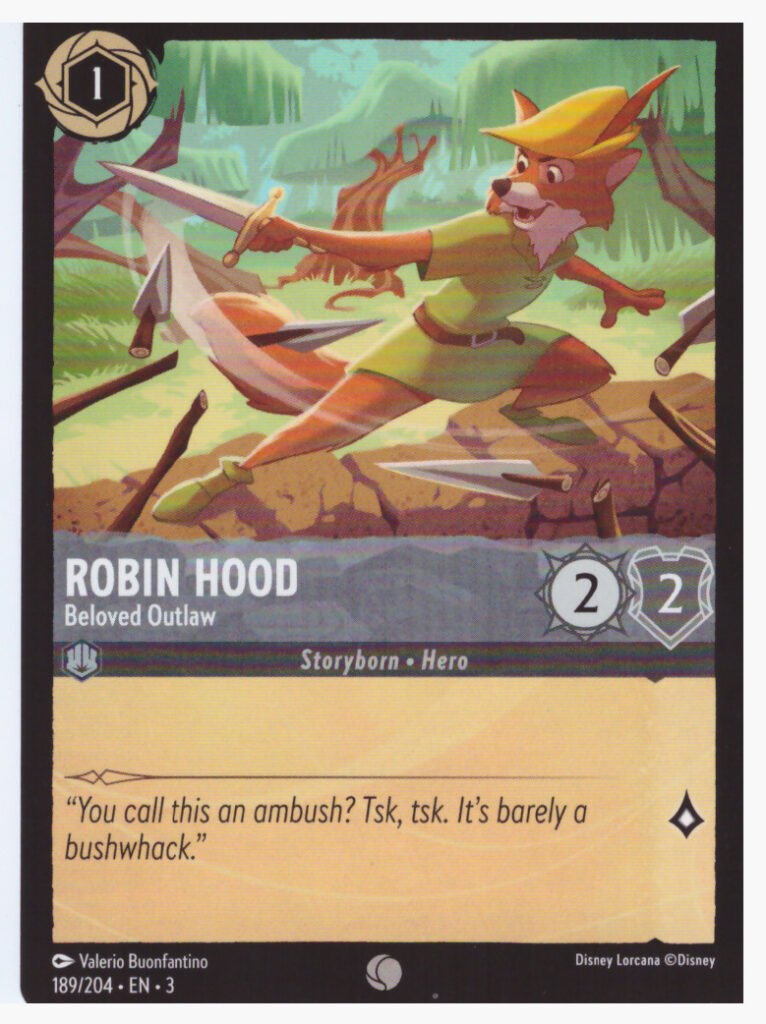 Lorcana Into The Inklands – Robin Hood 189/204