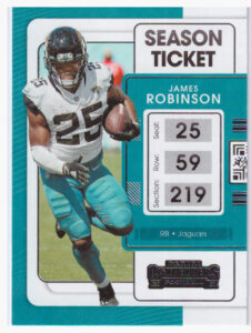 2021 Panini Contenders – J.Robinson Jaguars 45