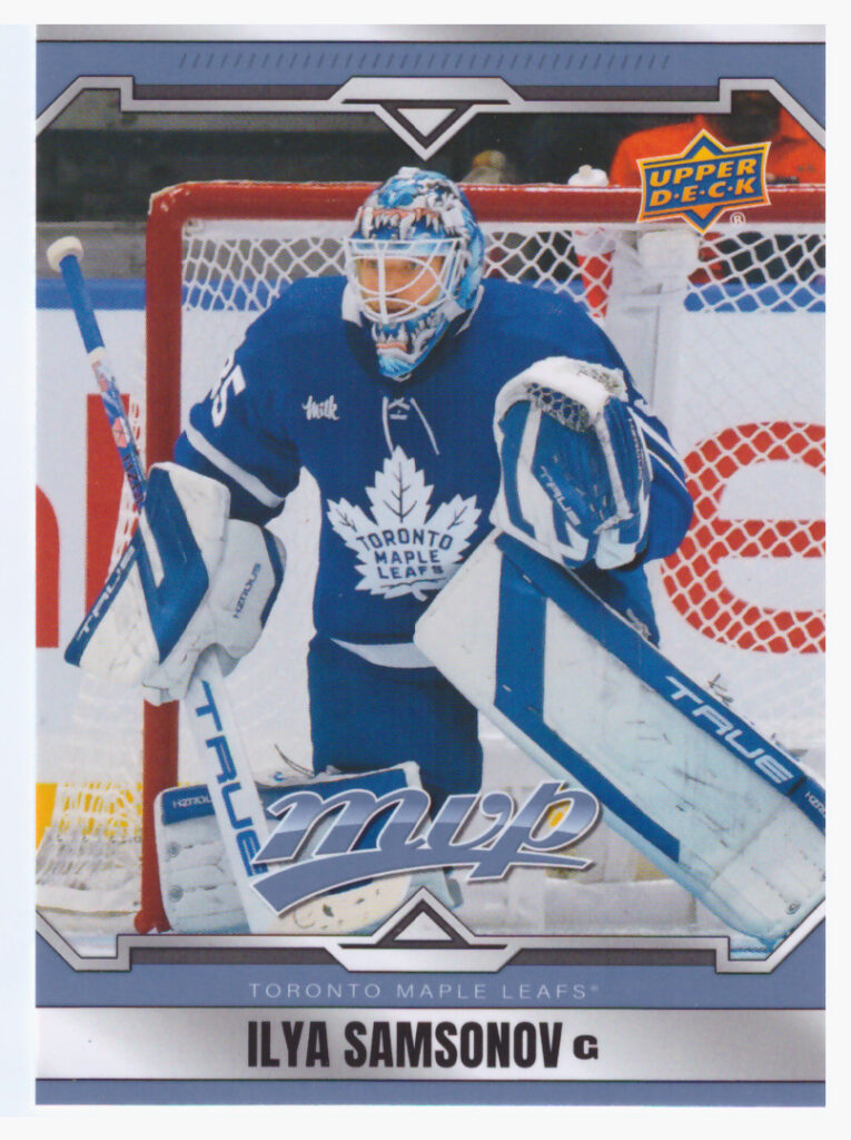2024/25 MVP – Ilya Samsonov Toronto Maple Leafs 189