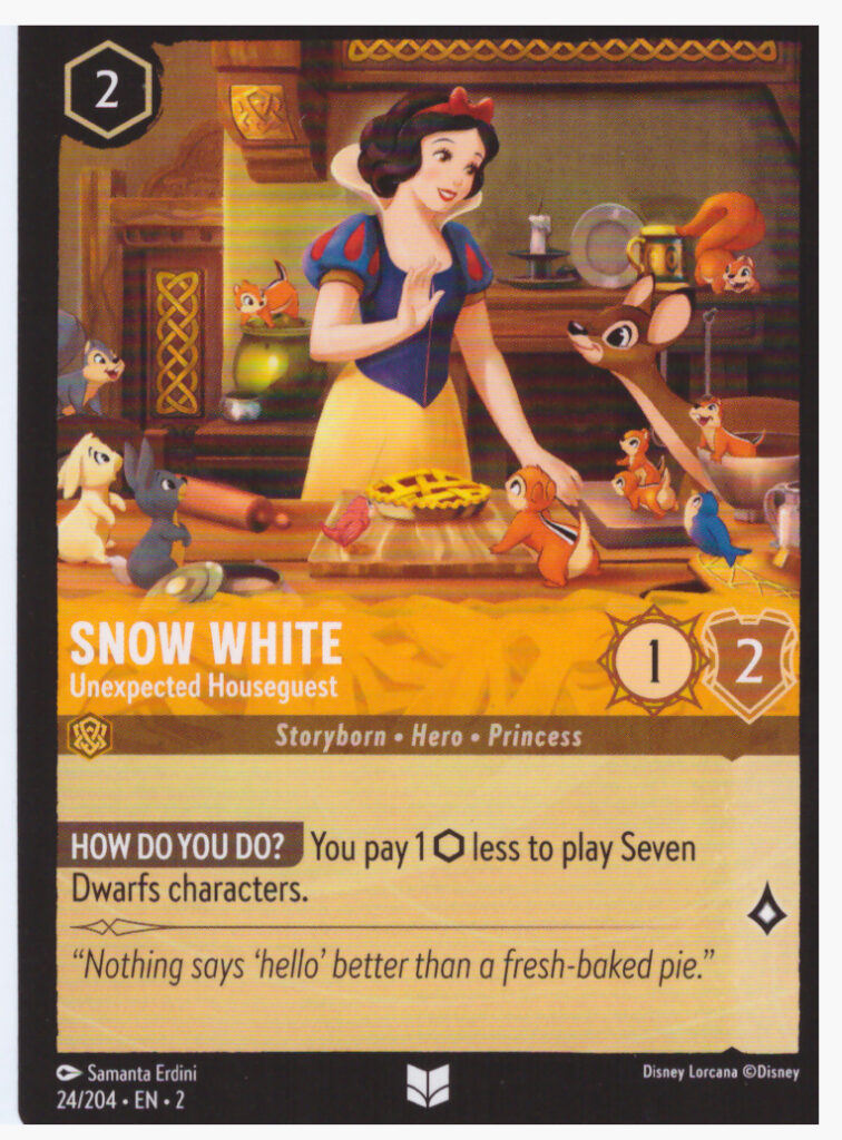 Lorcana Rise Of The Floodborn – Snow White 24/204