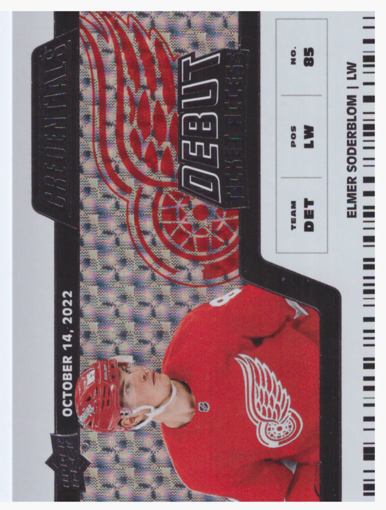 2022/23 Credentials – E.Soderblom Det 158   /799