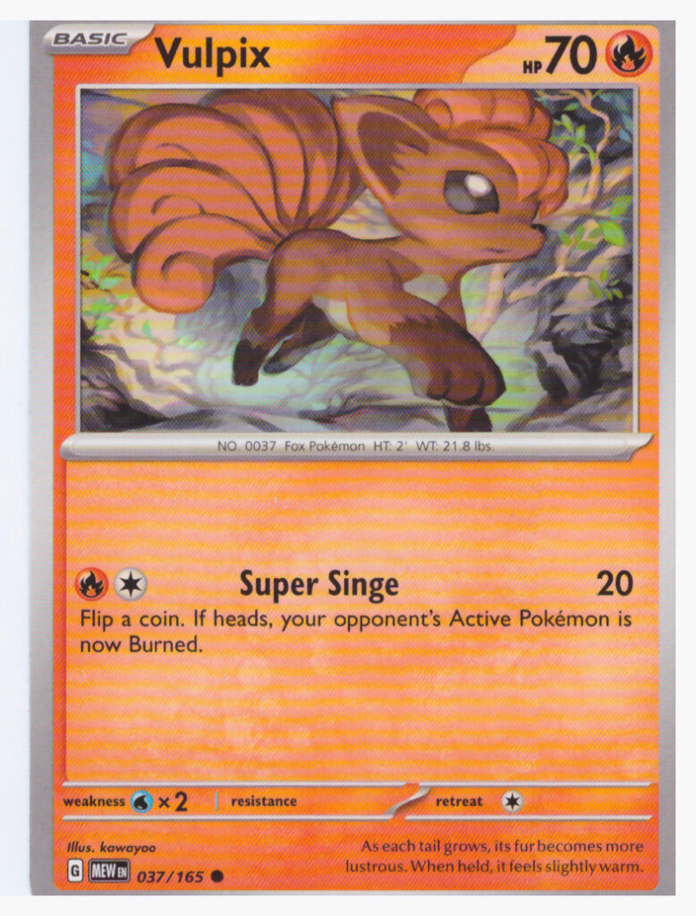 Scarlet & Violet 151 – Vulpix 037