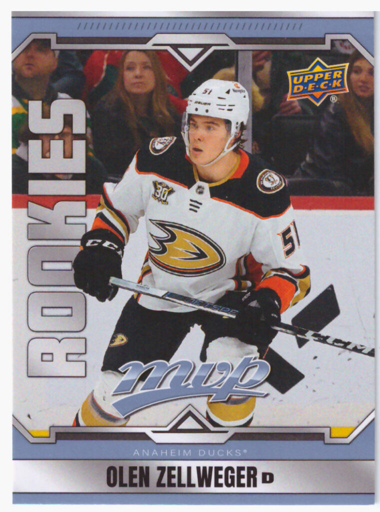 2024/25 MVP – Olen Zellweger Anaheim Ducks 221