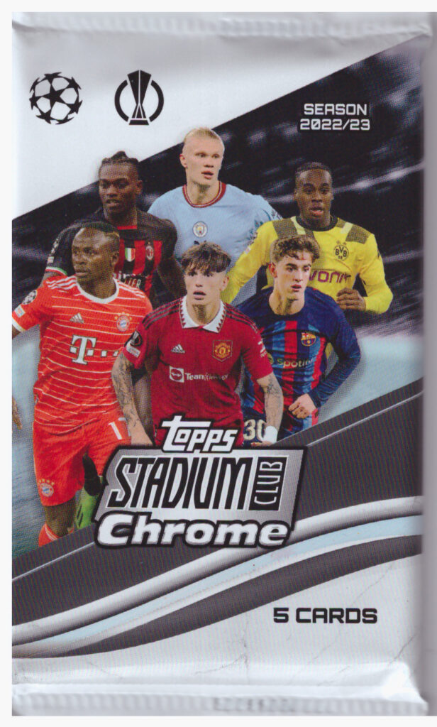 2022/23 Topps Stadium Club Chrome UEFA Competitions Giant balíček