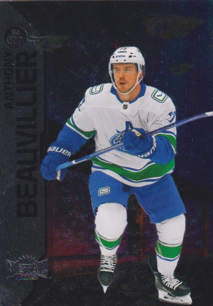 2023/24 Metal Universe – Anthony Beauvillier Vancouver Canucks 77