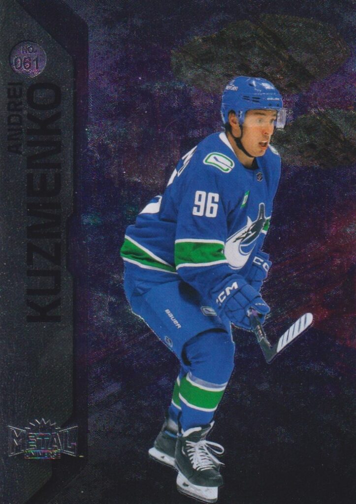 2023/24 Metal Universe – Andrei Kuzmenko Vancouver Canucks 61