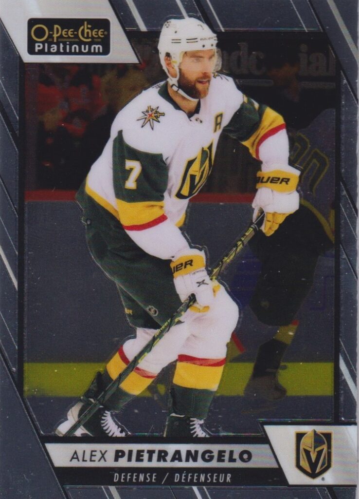 2023/24 O-Pee-Chee Platinum – Alex Pietrangelo Las Vegas Golden Knights 106