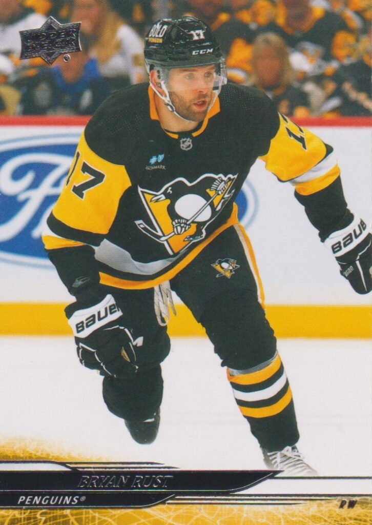 2024/25 Upper Deck Series 1 – Bryan Rust Pittsburgh Penguins 141