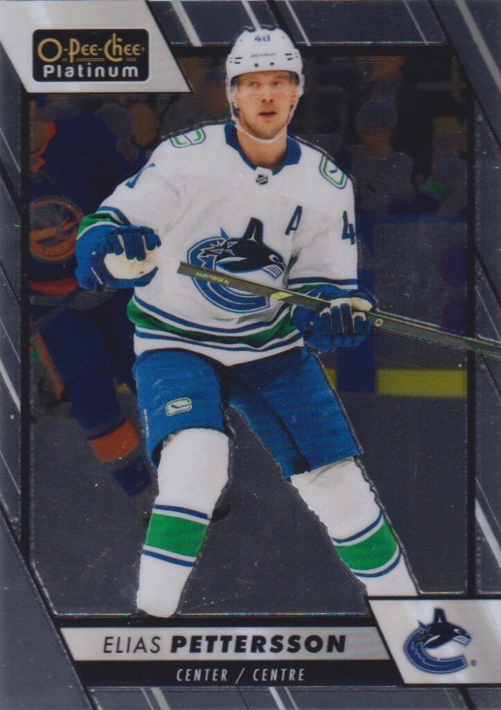 2023/24 O-Pee-Chee Platinum – Elias Pettersson Vancouver Canucks 20