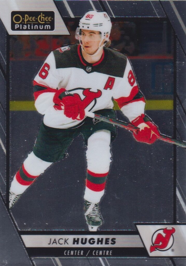 2023/24 O-Pee-Chee Platinum – Jack Hughes New Jersey Devils 10