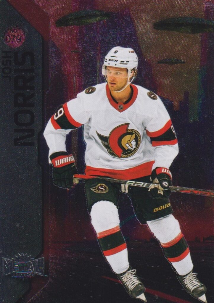 2023/24 Metal Universe – Josh Norris Ottawa Senators 79