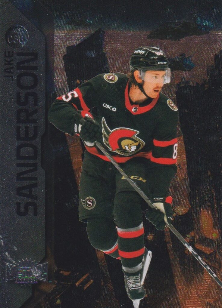 2023/24 Metal Universe – Jake Sanderson Ottawa Senators 38