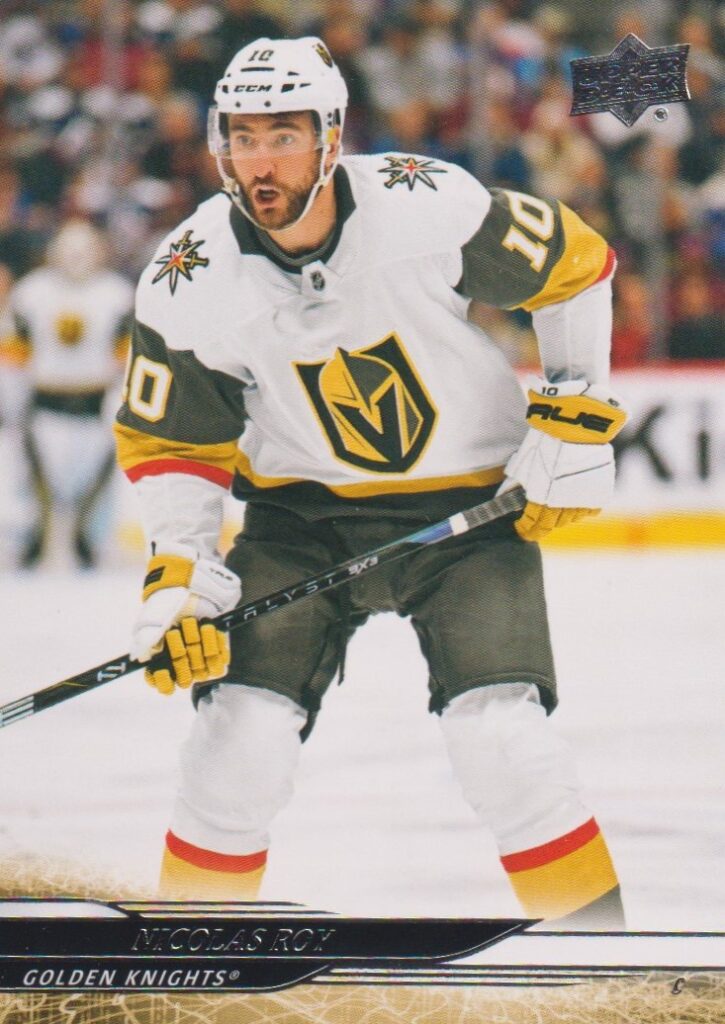 2024/25 Upper Deck Series 1 – Nicolas Roy Las Vegas Golden Knights 183