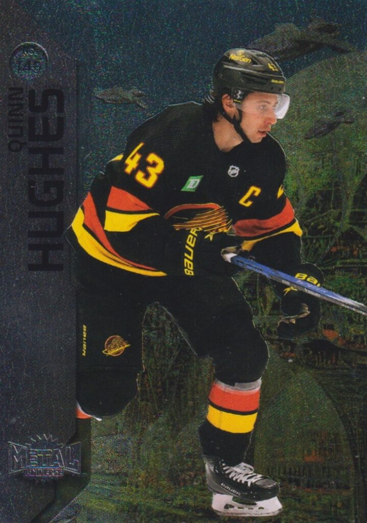 2023/24 Metal Universe – Quinn Hughes Vancouver Canucks 145