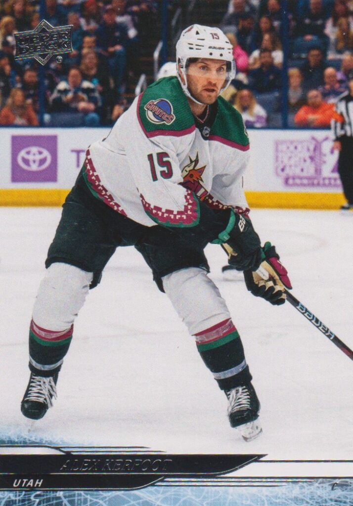 2024/25 Upper Deck Series 1 – Alex Kerfoot Utah 9
