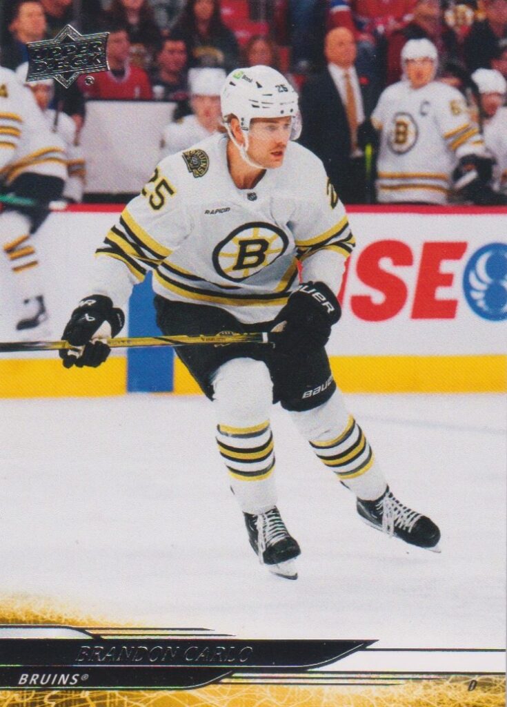 2024/25 Upper Deck Series 1 – B. Carlo Bos 17