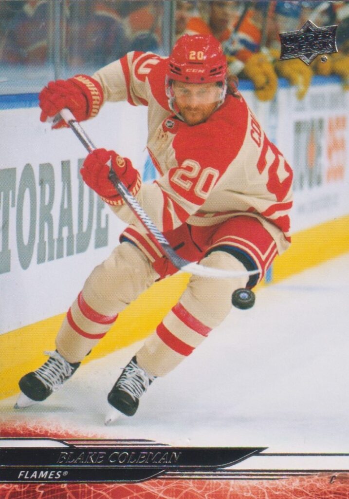 2024/25 Upper Deck Series 1 – Blake Coleman Calgary Flames 31