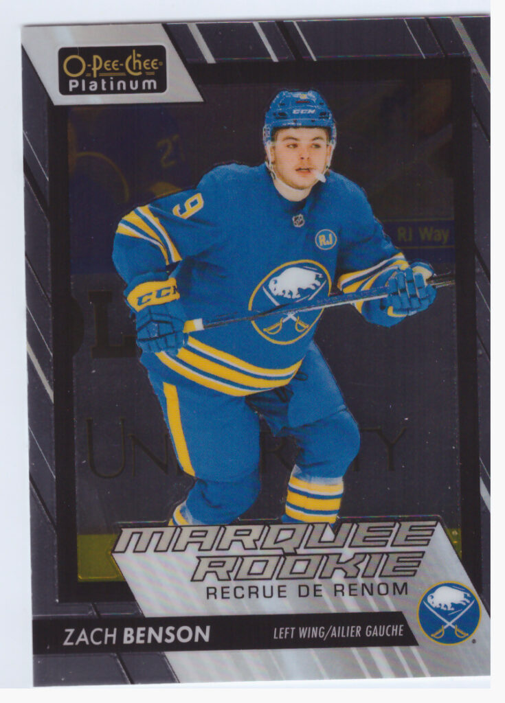2023/24 O-Pee-Chee Platinum – Z.Benson Buf 300