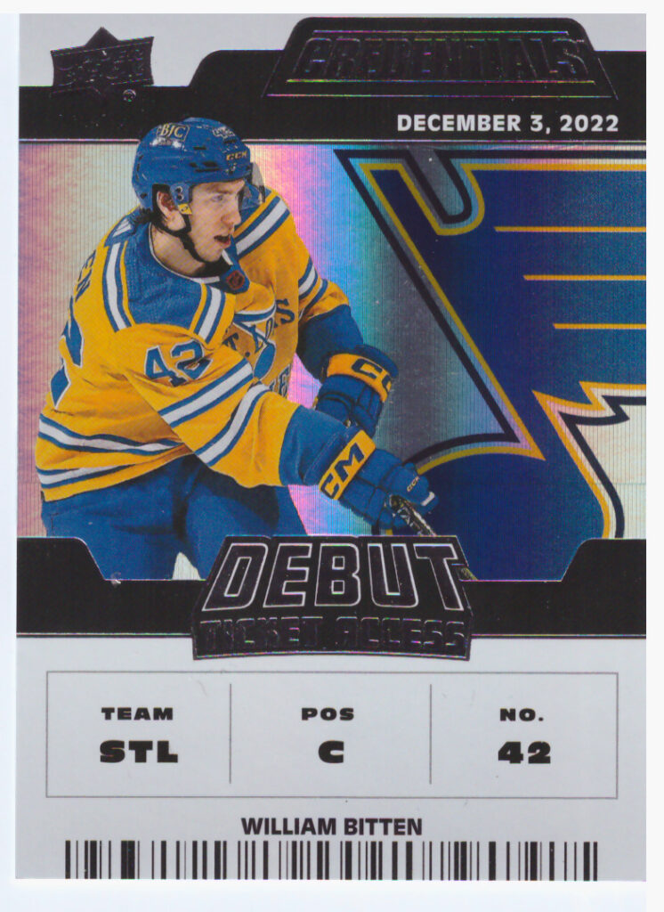 2022/23 Credentials – W.Bitten Stl 115   /999