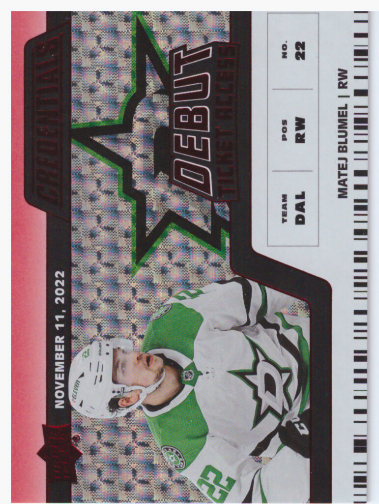 2022/23 Credentials – M.Blumel Dal 120    /299