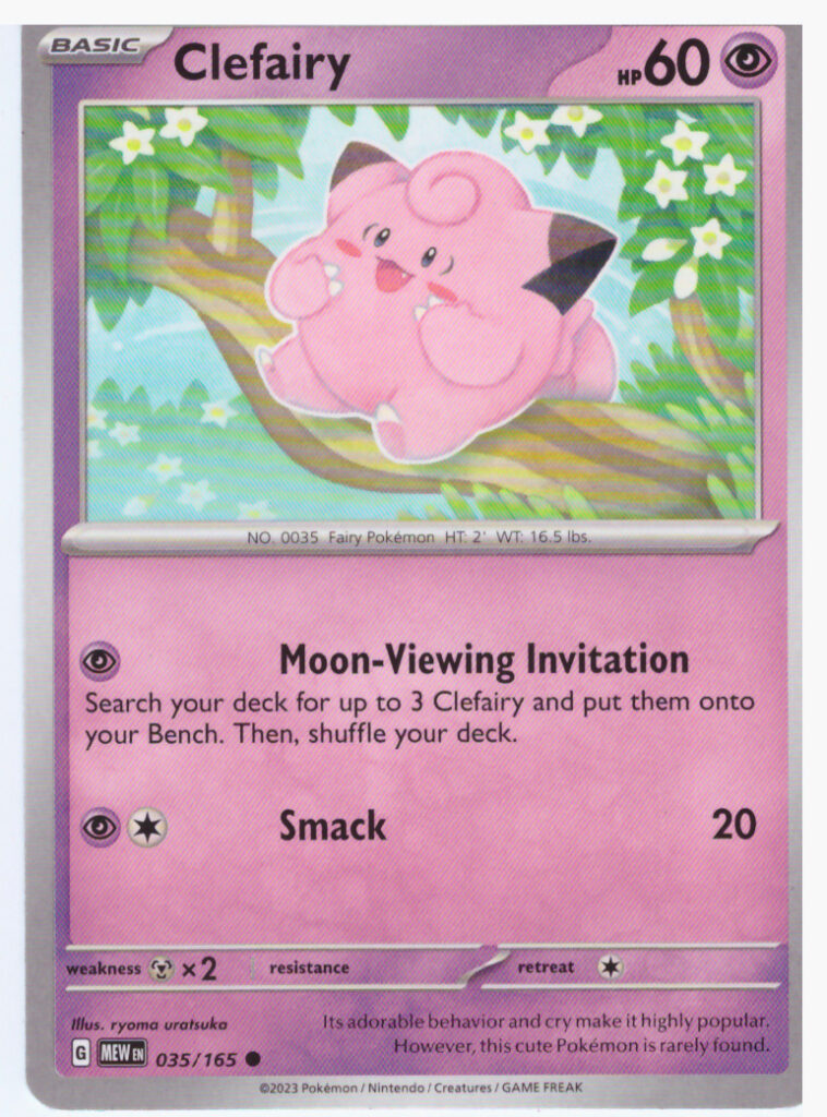Scarlet & Violet 151 – Clefairy 035