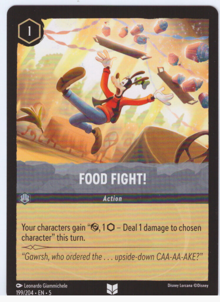 Lorcana Shimmering Skies – Food Fight! 199/204