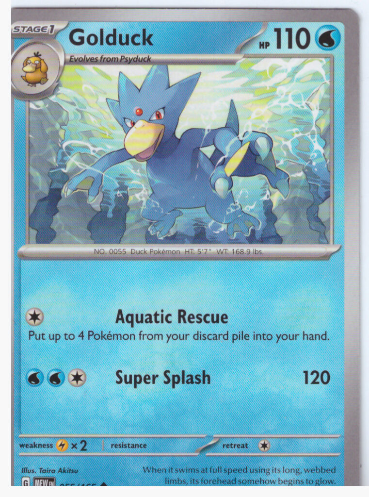 Scarlet & Violet 151 – Golduck 055