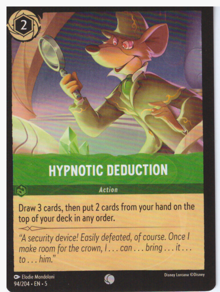 Lorcana Shimmering Skies – Hypnotic Deduction 94/204