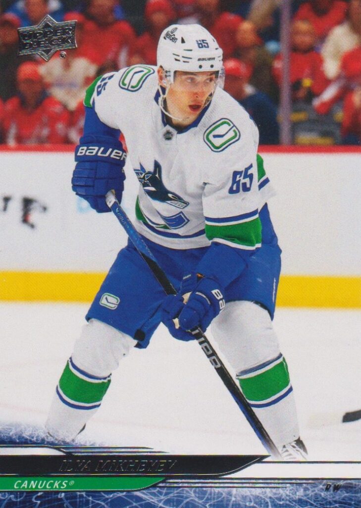 2024/25 Upper Deck Series 1 – Ilya Mikheyev Vancouver Canucks 179