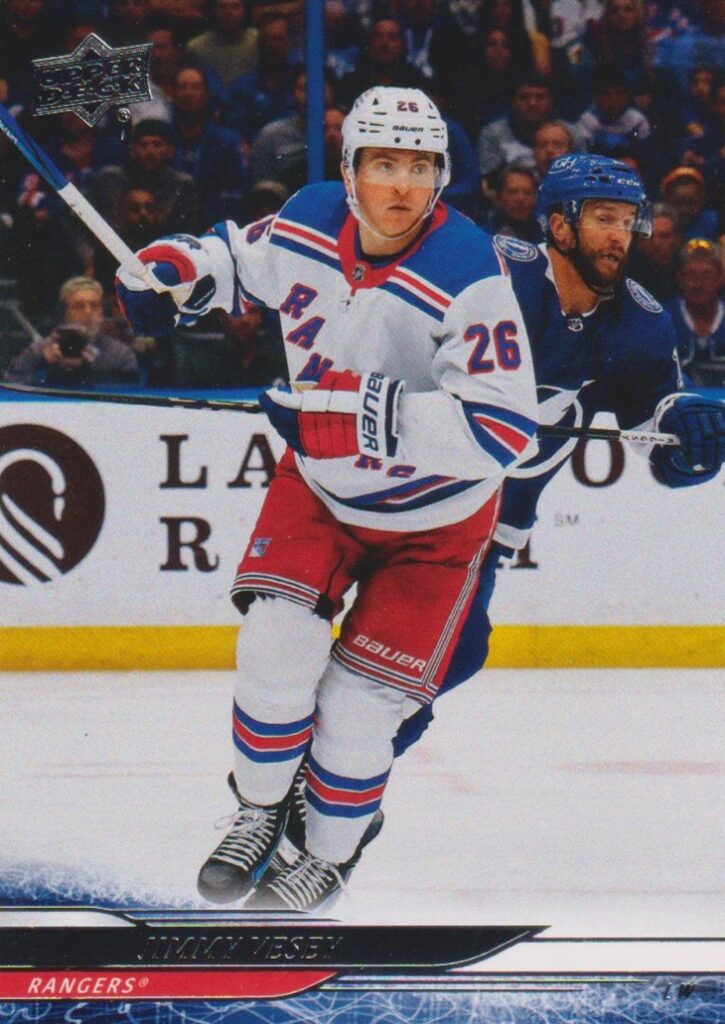 2024/25 Upper Deck Series 1 – J. Vesey Nyr 123