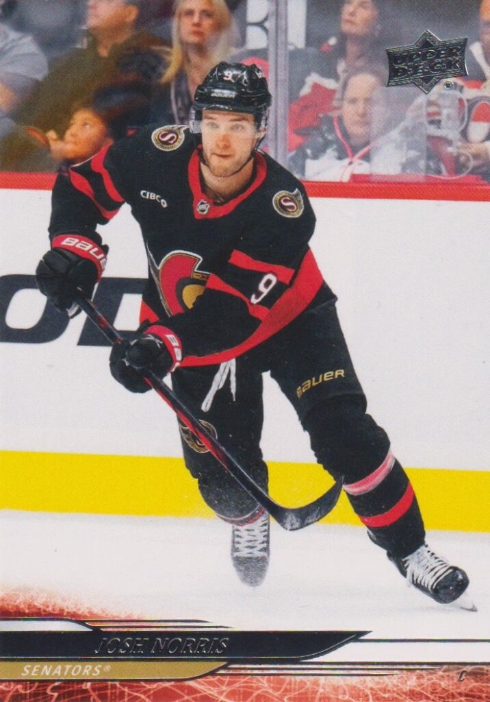 2024/25 Upper Deck Series 1 – Josh Norris Ottawa Senators 132