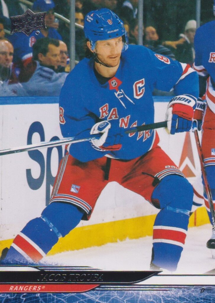 2024/25 Upper Deck Series 1 – Jacob Trouba New York Rangers 122