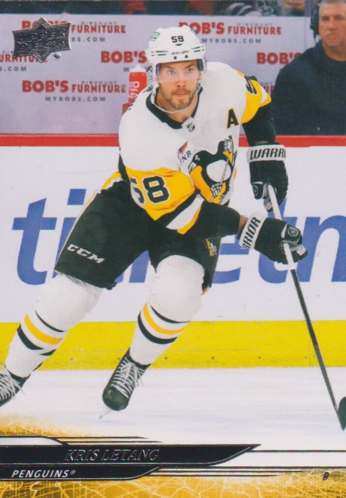 2024/25 Upper Deck Series 1 – Kris Letang Pittsburgh Penguins 143