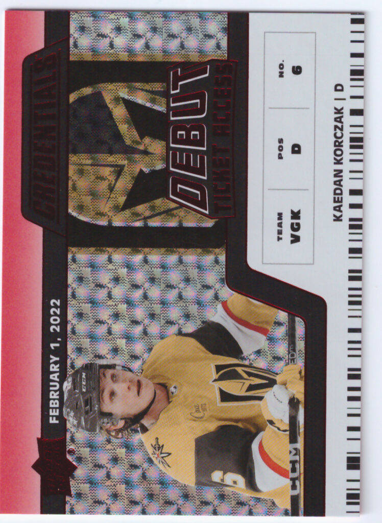 2022/23 Credentials – K.Korczak Lvk 102   /299