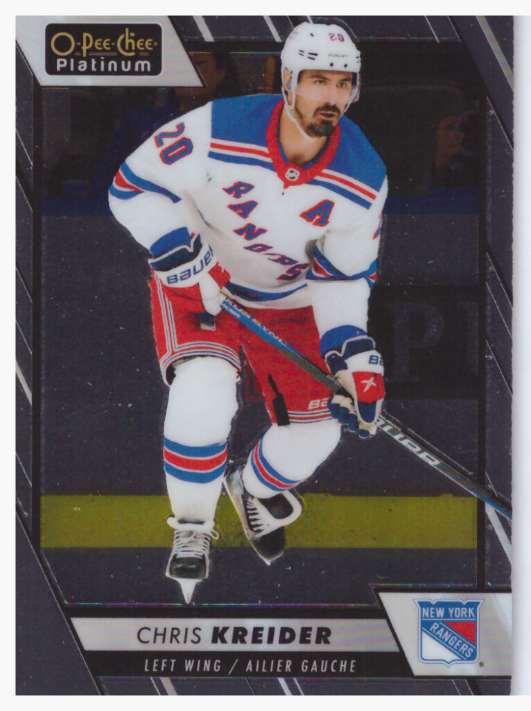 2023/24 O-Pee-Chee Platinum – Chris Kreider New York Rangers 112