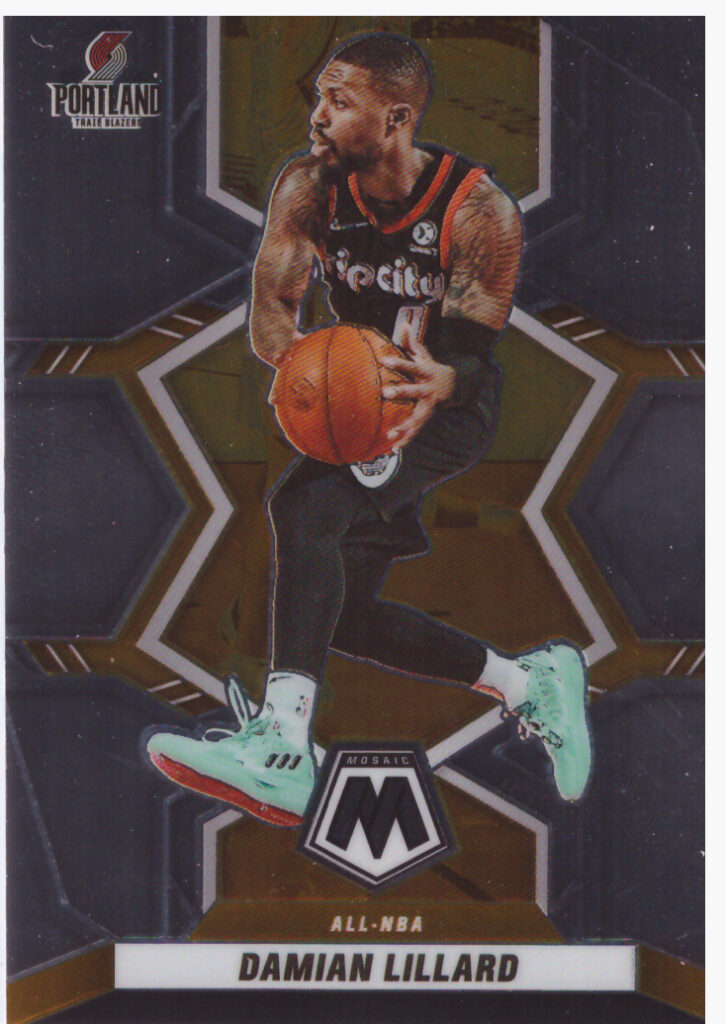 2021/22 Panini Mosaic – D.Lillard Trail Blazers 287