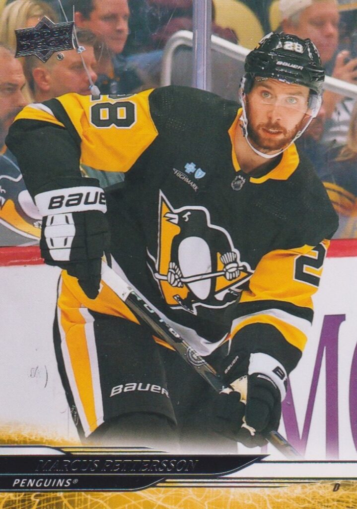 2024/25 Upper Deck Series 1 – Marcus Pettersson Pittsburgh Penguins 144