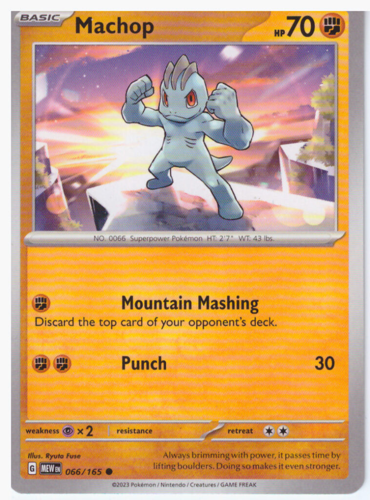 Scarlet & Violet 151 – Machop 066