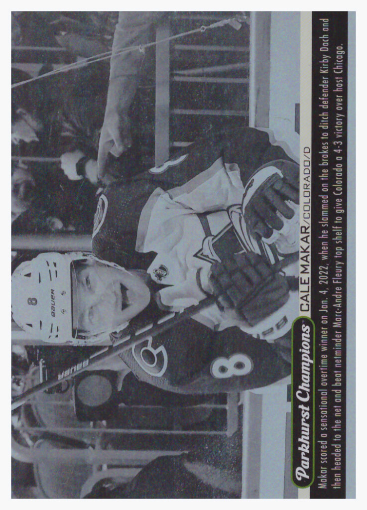 2022/23 Parkhurst Champions – C.Makar Col WI-25