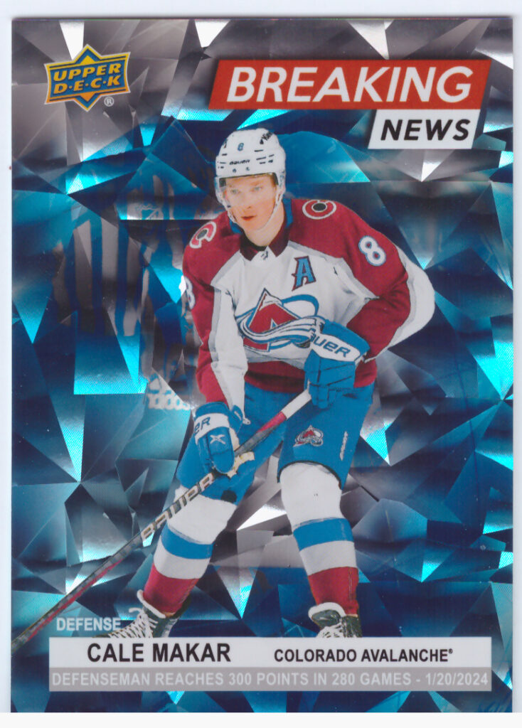 2024/25 Upper Deck Series 1 – C.Makar Col BN-33