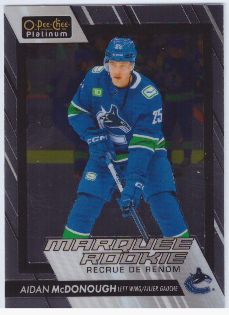 2023/24 O-Pee-Chee Platinum – Aidan McDonough Vancouver Canucks 247