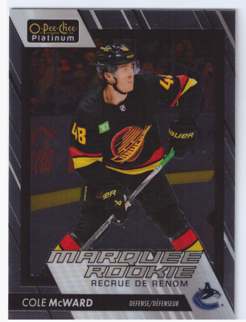2023/24 O-Pee-Chee Platinum – Cole McWard Vancouver Canucks 285