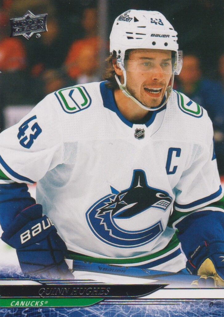 2024/25 Upper Deck Series 1 – Quinn Hughes Vancouver Canucks 176