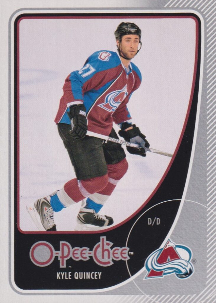 2010/11 O-Pee-Chee – K. Quincey Col 323