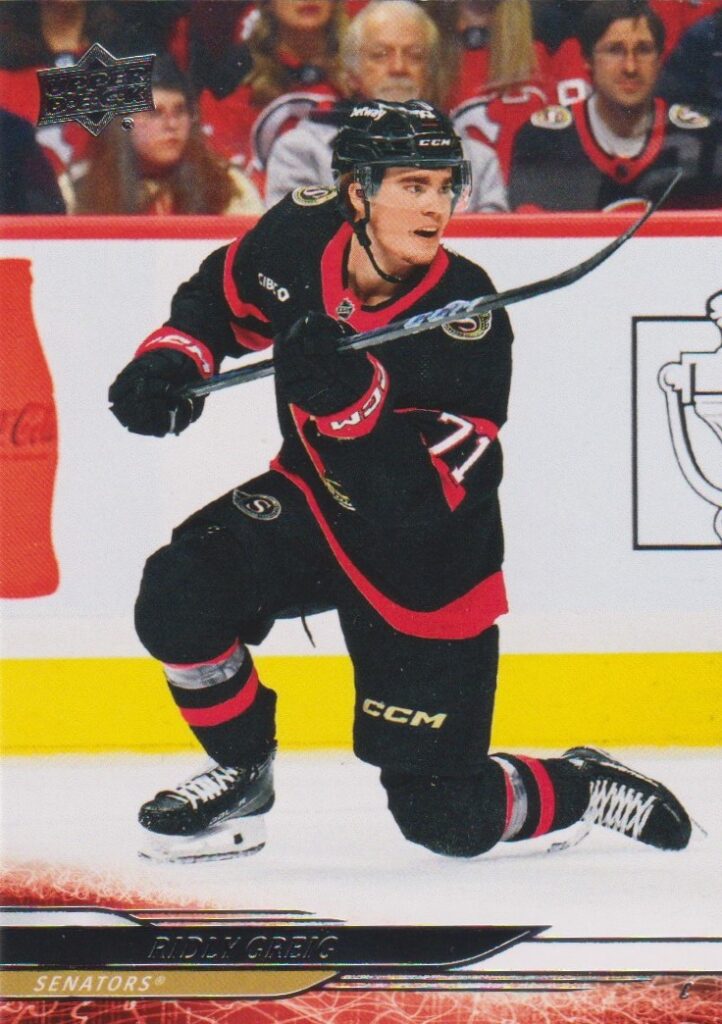 2024/25 Upper Deck Series 1 – Ridly Greig Ottawa Senators 131