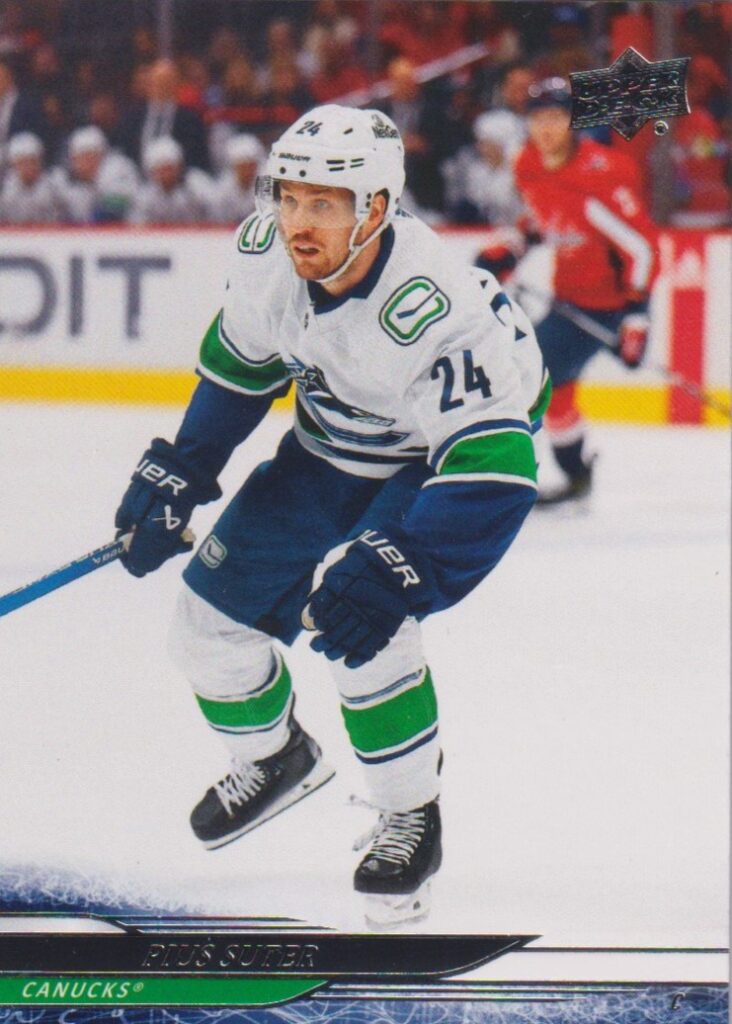 2024/25 Upper Deck Series 1 – Pius Suter Vancouver Canucks 180