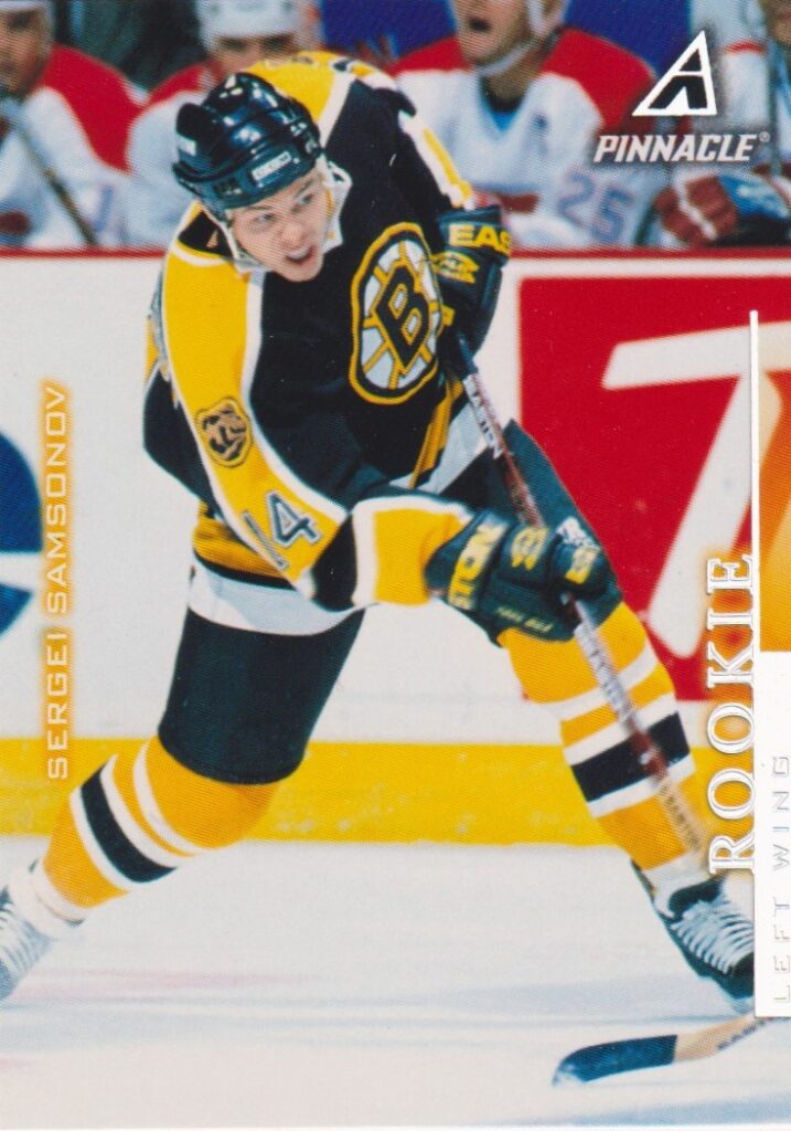 1997/98 Pinnacle – S. Samsonov Bos 9