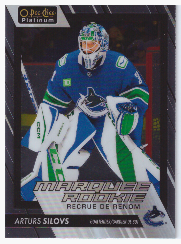 2023/24 O-Pee-Chee Platinum – Arturs Silovs Vancouver Canucks 241